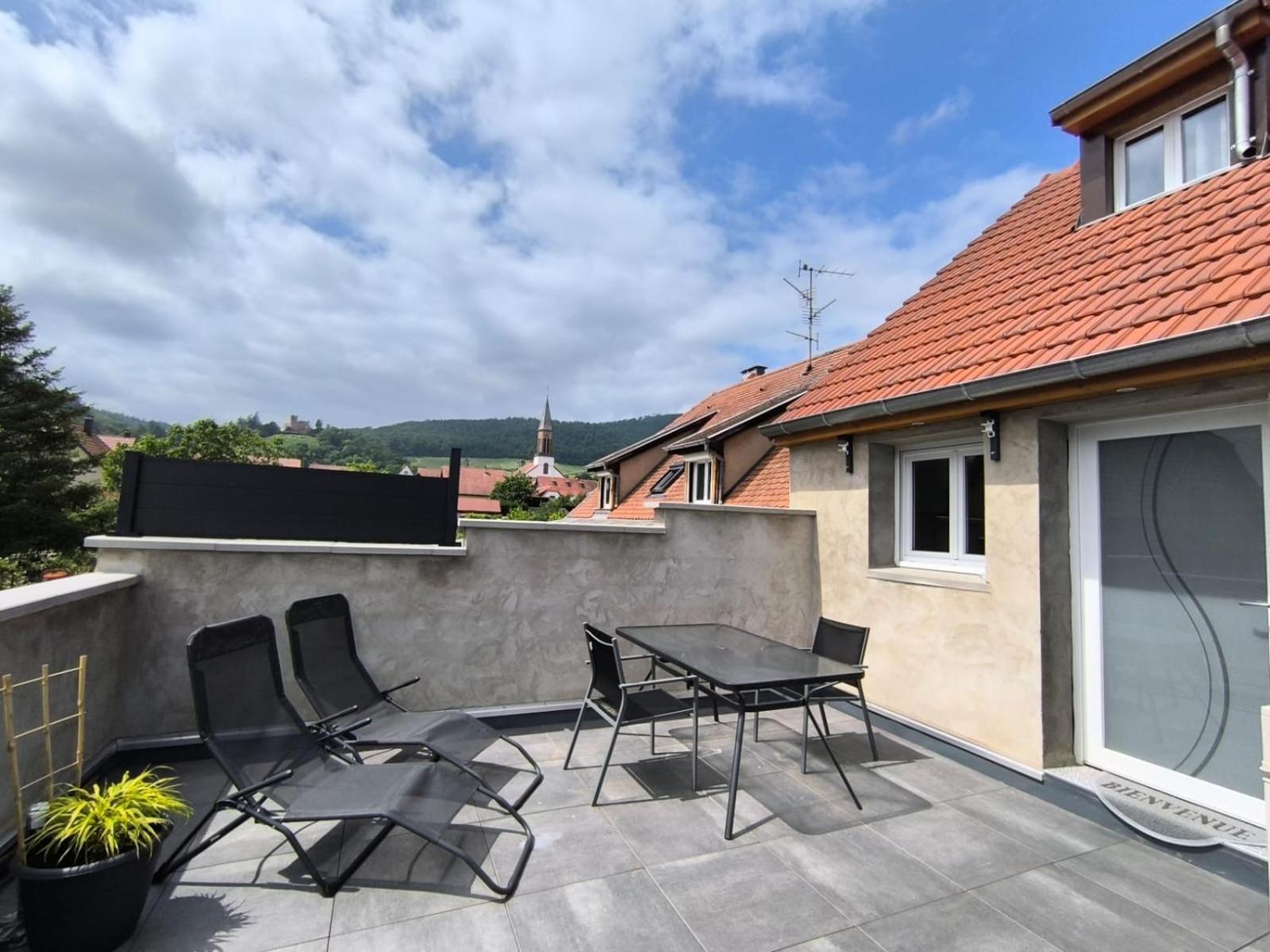 Gite Bonheur Et Charme Spa-Sauna Forfait 2H Inclus Kintzheim Exteriör bild