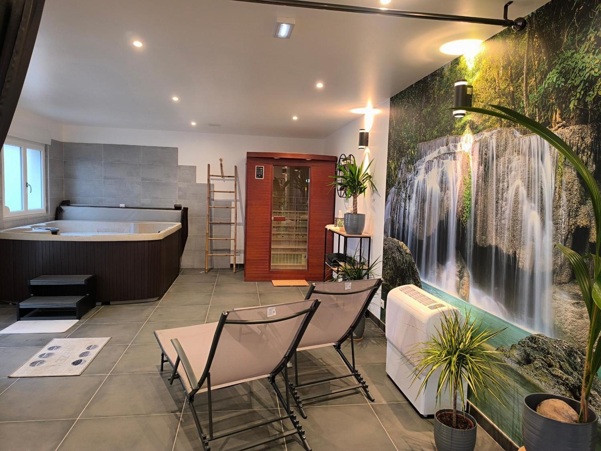 Gite Bonheur Et Charme Spa-Sauna Forfait 2H Inclus Kintzheim Exteriör bild